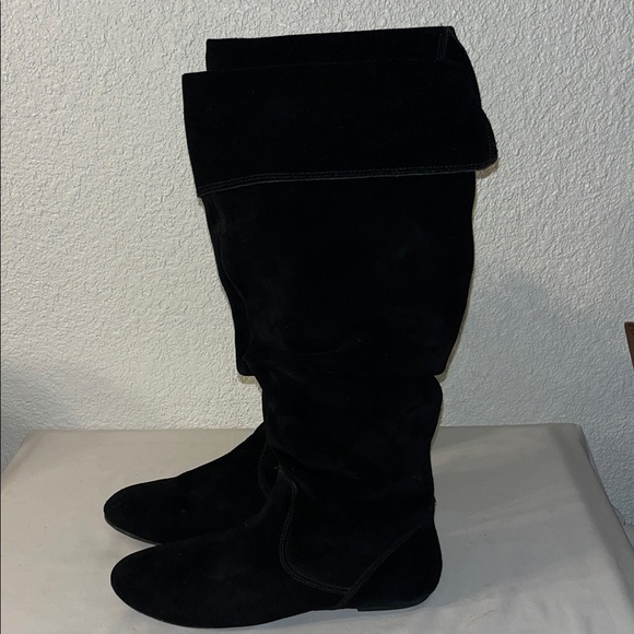 Gianni Bini Black Over-the-Knee Boots used good condition - Picture 7 of 11
